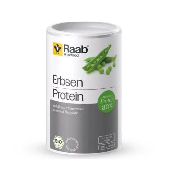 Био грахов протеин на прах x300 грама Raab Vitalfood