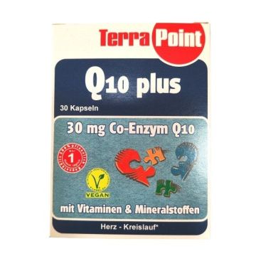 Q10 Plus Kо-ензим Q10 за здраво сърце х30 капсули TerraPoint