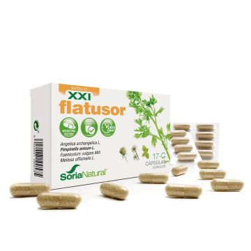 Flatusor при метеоризъм и храносмилателни спазми х30 капсули Soria Natural