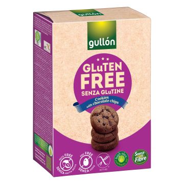 Gullon Gluten Free Cookies With Chocolate Chips Мини шоколадови бисквити Без глутен х200 грама