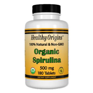 Спирулина 500 mg х180 таблетки Healthy Origins