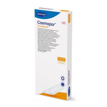 Hartmann Cosmopor Transparent Прозрачна самозалепваща превръзка с абсорбираща подложка 10х30 см х25 бр