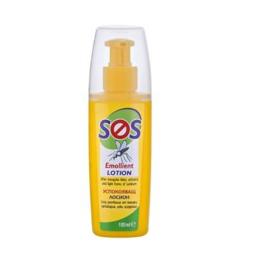 Kokona Cosmetics SOS Успокояващ лосион при ухапвания от насекоми, леки изгаряния и уртикария x100 мл