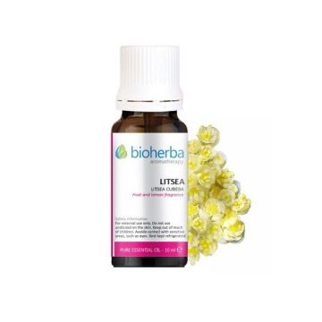 Етерично масло от лицеа х10 мл Bioherba
