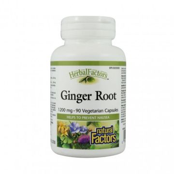 Джинджифил корен 1200мг х90 капсули Natural Factors