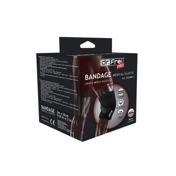 Dr. Frei Sport Медицински еластичен бинт със средна разтегливост 8 cm х 3 m