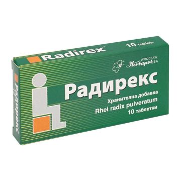 Радирекс Екстракт от ревен при запек х10 таблетки Herbapol
