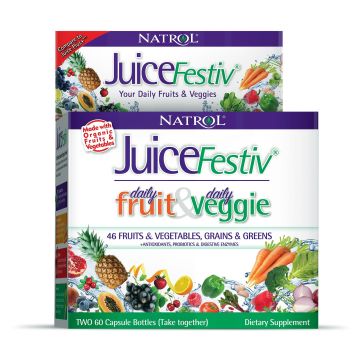Juice Festiv Органик х60+60 капсули Natrol
