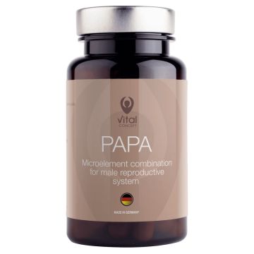 Papa за по-добър възпроизводствен капацитет при мъжете х60 растителни капсули Vital Concept