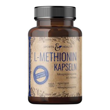 L-метионин 500 мг х180 капсули Sports & Health