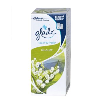 Glade Microspray Muguet Пълнител за микро спрей с аромат на момина сълза x10 мл