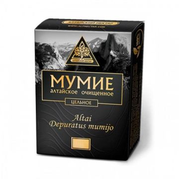 Алтайско, пречистено Мумийо (Шилажит) Паста x10,2 г Алтайский Нектар