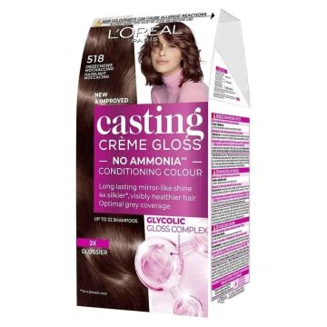 Loreal Paris Casting Creme Gloss Безамонячна боя за коса x120 мл, 518 Hazelnut Moccaccino