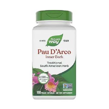 Pau d'Arco Kора на Мравчено дърво за укрепване на имунната система 545мг х180 капсули Nature's Way