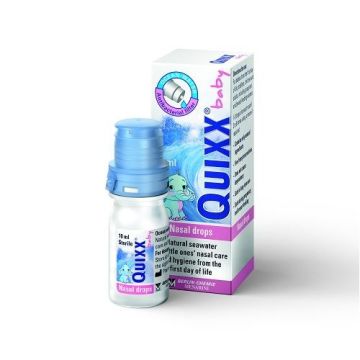 Куикс Бейби Капки за нос за кърмачета, деца, бременни и възрастни х10 мл Berlin Chemie