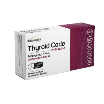 Тироид Код с йод х30 капсули Herbamedica