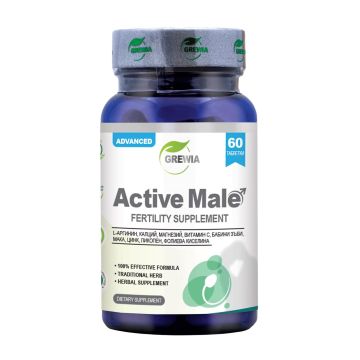 Active Male Формула за фертилитет и мъжка потентност х60 таблетки Grewia