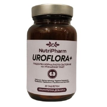 УроФлора+ за уринарния тракт х30 таблетки Nutri Pharm