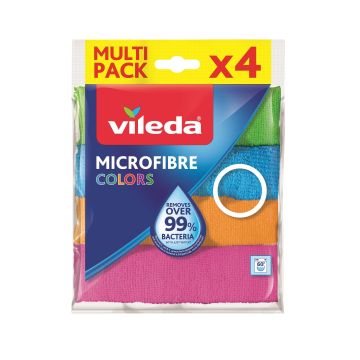 Vileda Colors Микрофибърна кърпа x4 броя