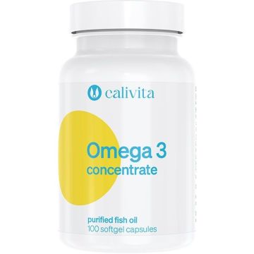 Omega 3 concentrate Рибено масло от аншуа х100 меки желатинови капсули Calivita