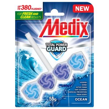 Medix WC Fresh Drops Ocean Твърдо тоалетно блокче с аромат на океан x55 грама