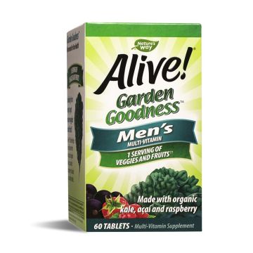 Alive Garden Goodness Мултивитамини за мъже х60 таблетки Nature’s Way