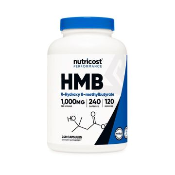 HMB Бета-хидрокси-бета-метилбутират 500 mg х240 капсули Nutricost