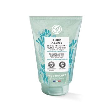 Yves Rocher Pur Algue Измиващ гел за лице Ultra Fresh x125 мл