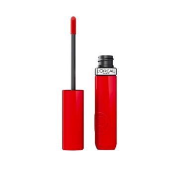 Loreal Infaillible Laque Resistance Течно червило за устни с гланцов блясък х5 мл, цвят 410 Rouge Poppy