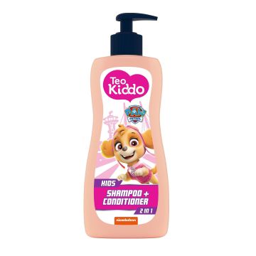 Teo Kiddo 2 в 1 Шампоан и балсам за коса за момичета x400 мл