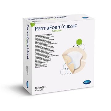 Hartmann PermaFoam Classic Concave Хидроактивна полиуретанова превръзка 16.5 х 18 см x1 бройClssic