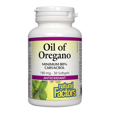 Масло от риган 180 мг х30 софтгел капсули Natural Factors