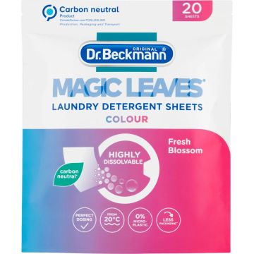 Dr. Beckmann Magic Leaves Перилен препарат за цветни дрехи х20 бр