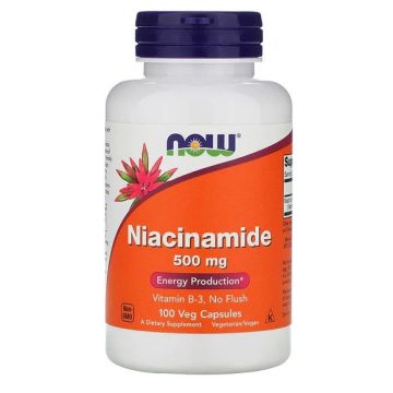 Ниацинамид 500мг х100 таблетки Now Foods