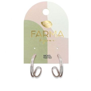 Farma Bijoux Хипоалергенни сребърни спирални обеци