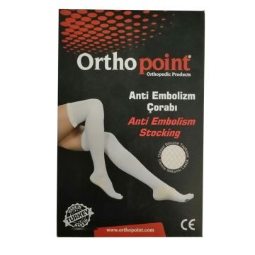 Ortho point Aнти-емболични чорапи 3/4 Размер L х2 броя