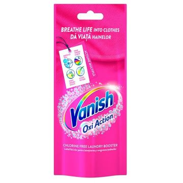 Vanish Oxi Action Течен перилен препарат за бели и цветни дрехи x100 мл