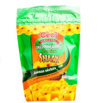Cecil Snack Сушен ананас Био х100 грама