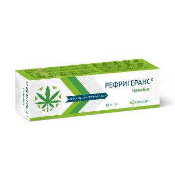 Рефригеранс Канабис Ревитализиращ крем за тяло x75 мл Дансон