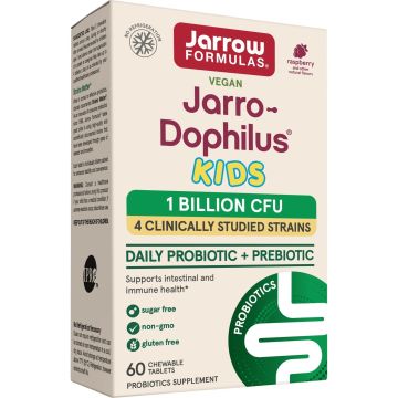 Jarro-Dophilus Kids Синбиотик за деца х60 дъвчащи таблетки Jarrow