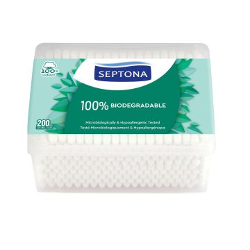 Septona Биоразградими клечки за уши в кутия x200 броя