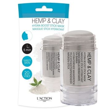 Laction Hemp & Clay Стик-маска за лице с хидратиращ ефект x30 грама