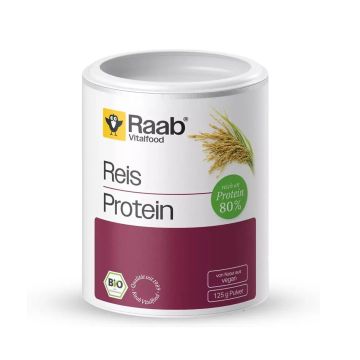 Био оризов протеин на прах x125 грама Raab Vitalfood
