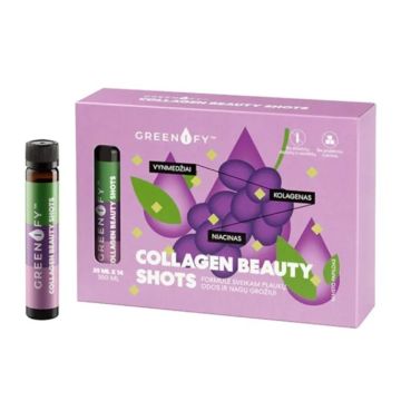 Greenify Collagen Beauty Колаген за красотата на косата, кожата, ноктите 25 мл х14 шота Valentis