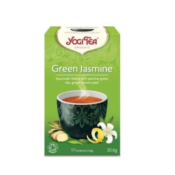 Yogi Tea Био Аюрведичен сутрешен чай със зелен жасмин x17 пакетчета