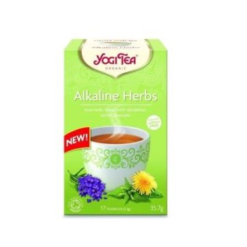 Yogi Tea Био Аюрведичен чай с алкални билки x17 пакетчета