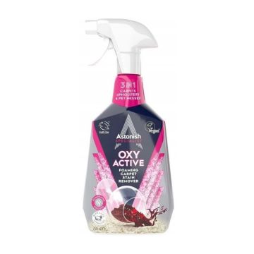 Astonish Oxy Active Почистващ спрей-шампоан за килими и дамаски x750 мл