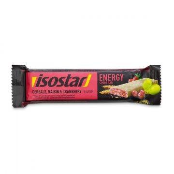 Energy Sport Bar Енергийно овесено барче Червена боровинка х40 г Isostar