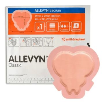 Allevyn Sacrum Трислойна полиуретанова стерилна превръзка 22 см / 22 см х1 брой