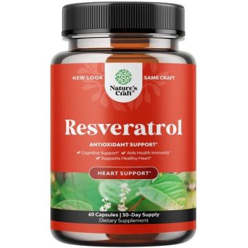 Ресвератрол х60 капсули Nature's Craft